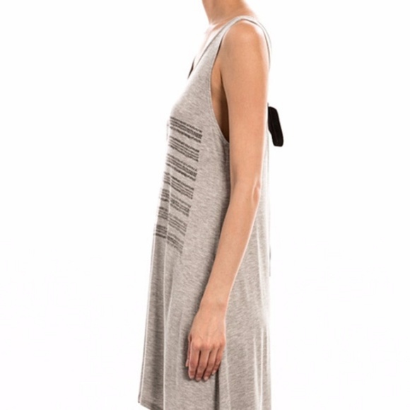 American Flag Printed Back Ribbon Detail Dress - Picture 3 of 5